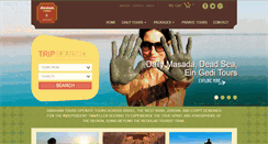 Desktop Screenshot of abrahamtours.com